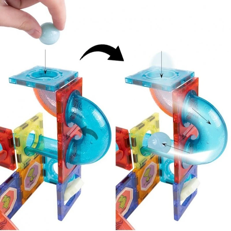 Магнитен конструктор MalPlay Magnet Blocks, 148 части