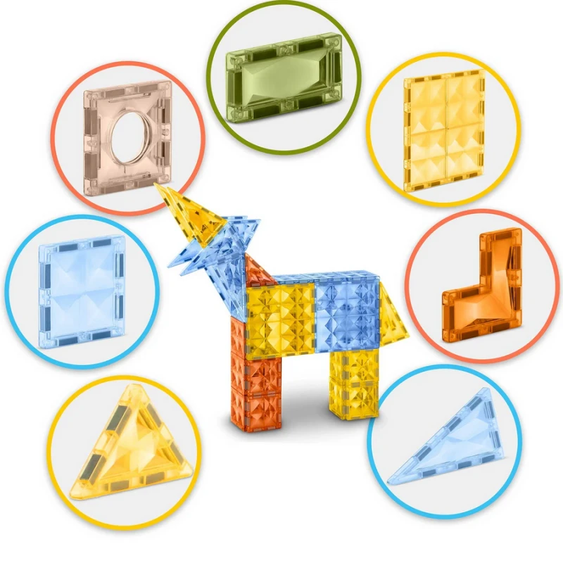 Магнитен конструктор Nukido Magic Blocks, 78 части