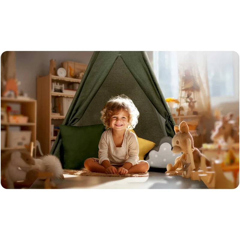 Детска палатка за игра Ricokids в зелено