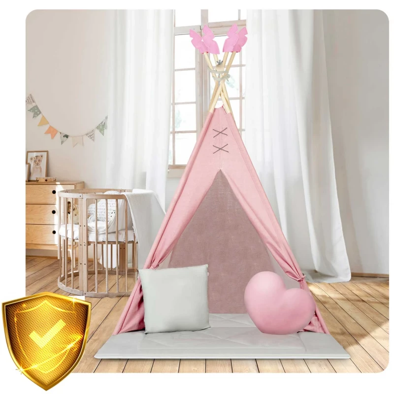 Детска палатка за игра Ricokids в розово