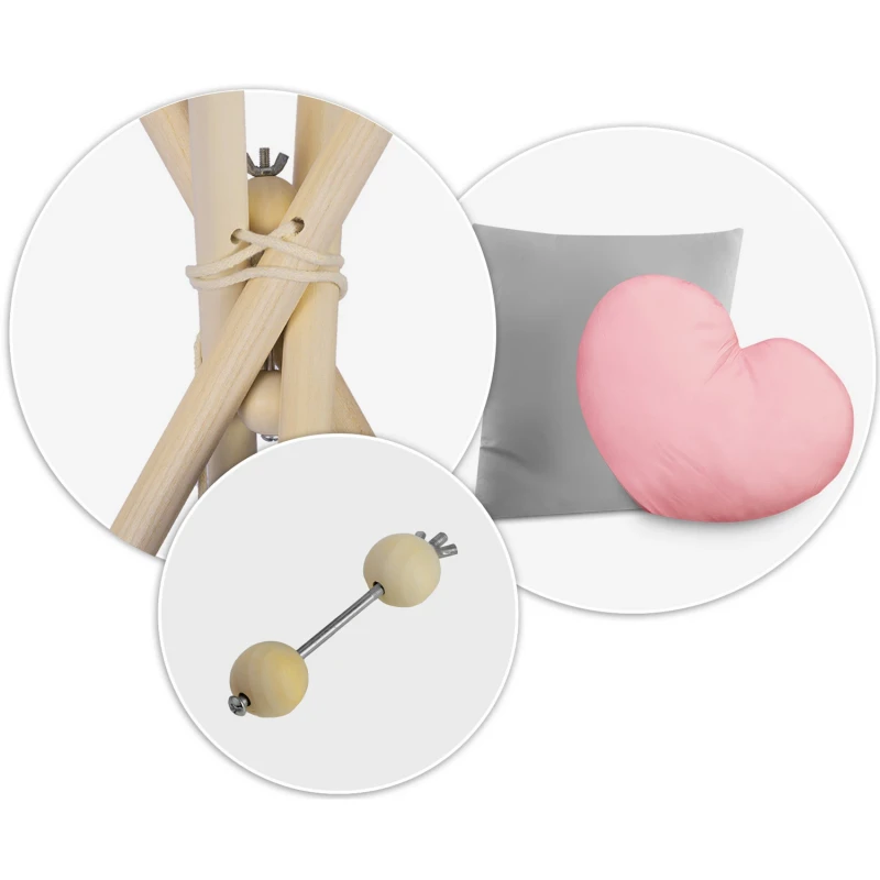 Детска палатка за игра Ricokids в розово