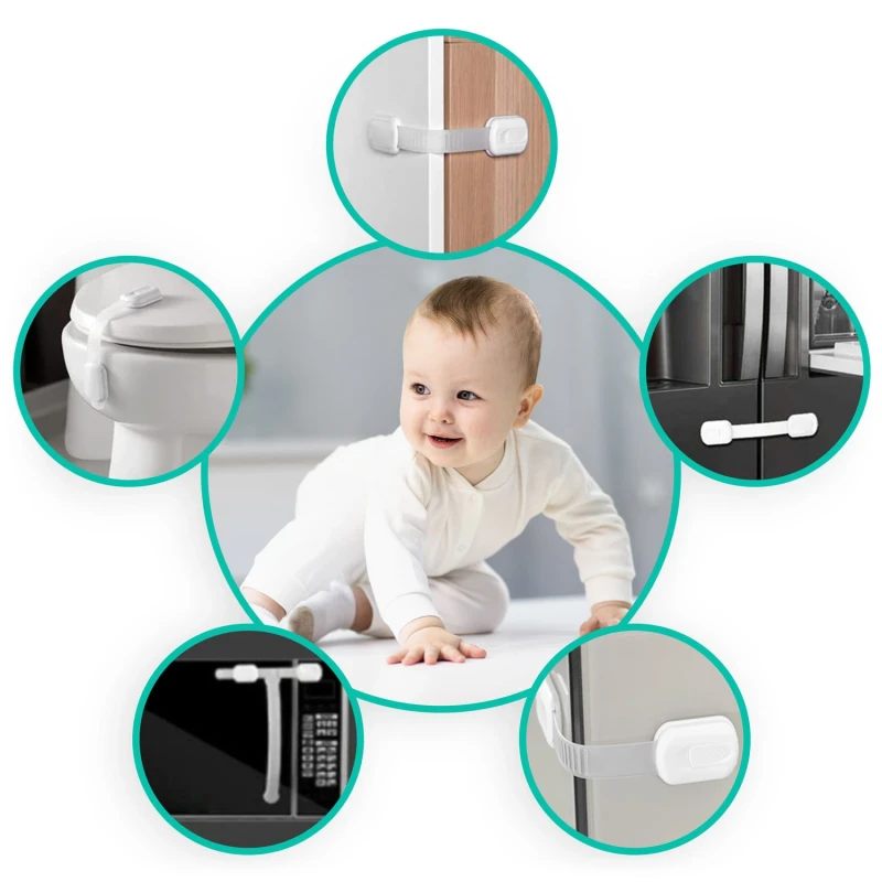 Предпазители за шкафове, 19см, 6 броя, Ricokids