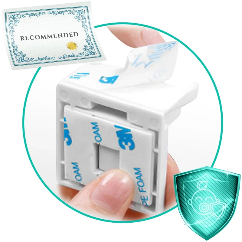 Предпазители за шкаф с магнит, Комплект 4 броя, Ricokids