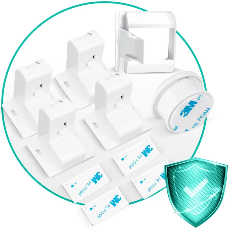 Предпазители за шкаф с магнит, Комплект 4 броя, Ricokids