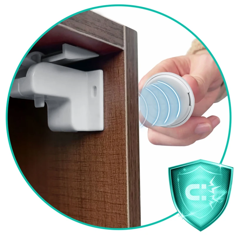 Предпазители за шкаф с магнит, Комплект 4 броя, Ricokids