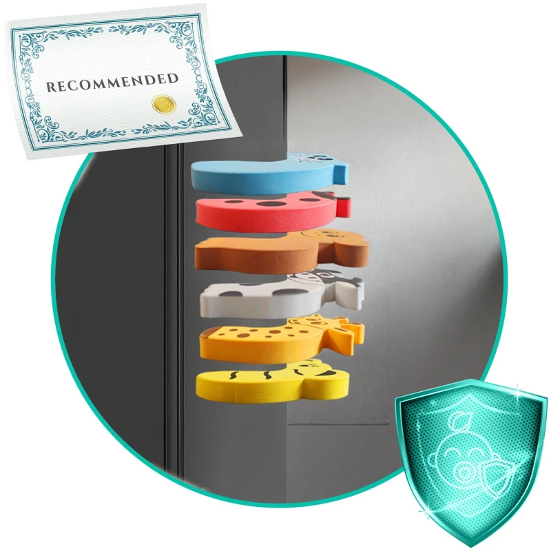 Стопери за врата, Комплект от 7 броя, Ricokids