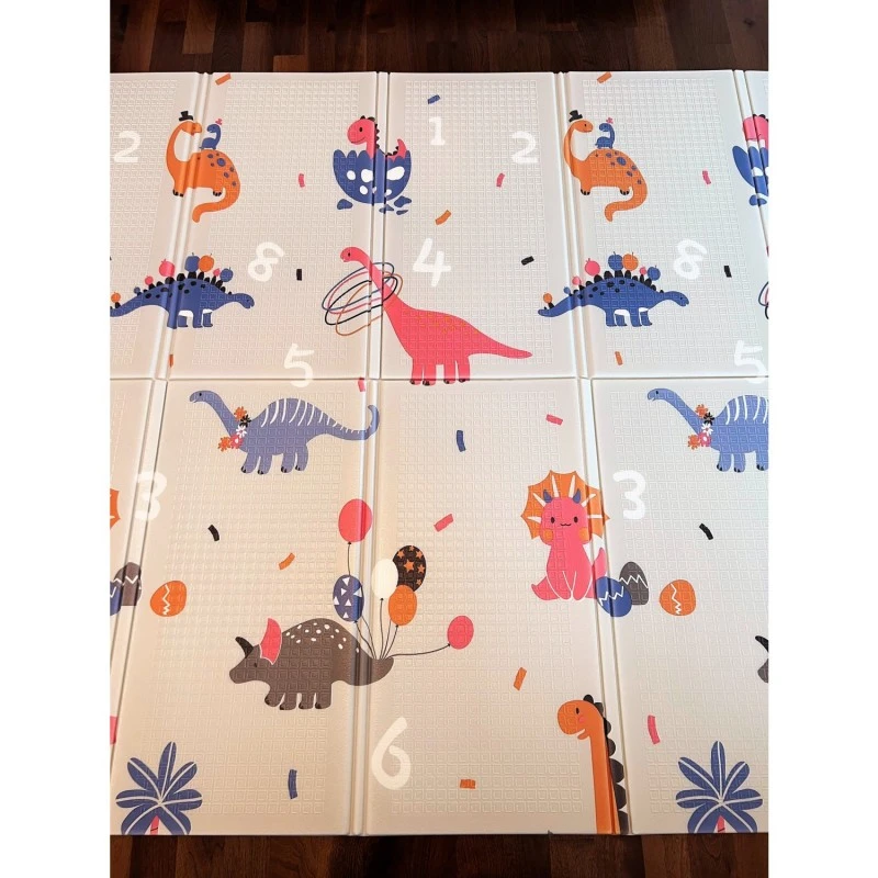 Килим за игра Весели динозаври, Китове, Ricokids, 180х200