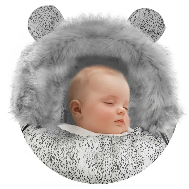 Универсален чувал за количка Ricokids, Сиво-бял, 95 х 48 cm