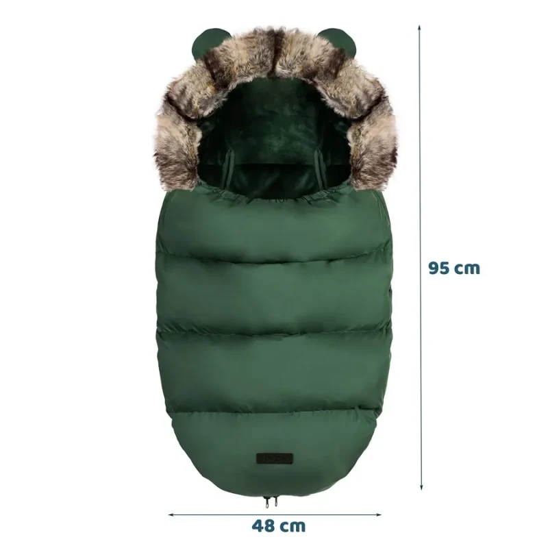 Чувалче за количка Ricokids, Зелен, 95 х 48 cm