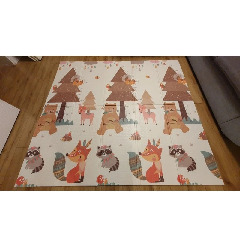 Детски килим за игра Ricokids, Цирк в гората, 180 х 200 х 1