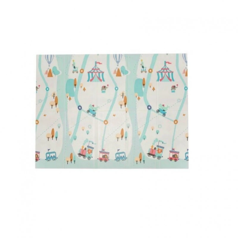 Детски килим за игра Ricokids, Цирк в гората, 180 х 200 х 1