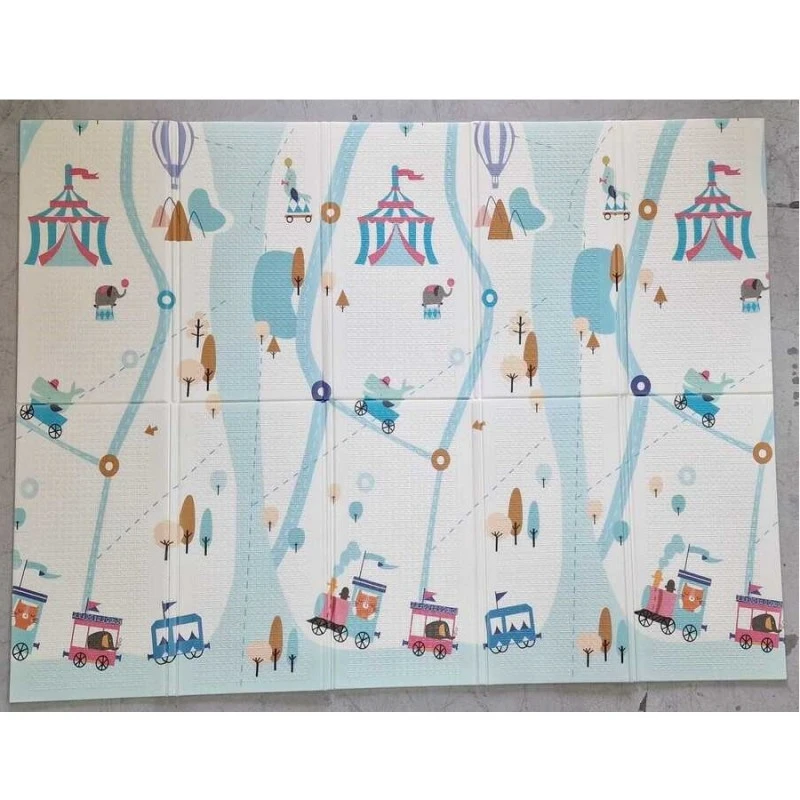 Детски килим за игра Ricokids, Цирк в гората, 180 х 200 х 1