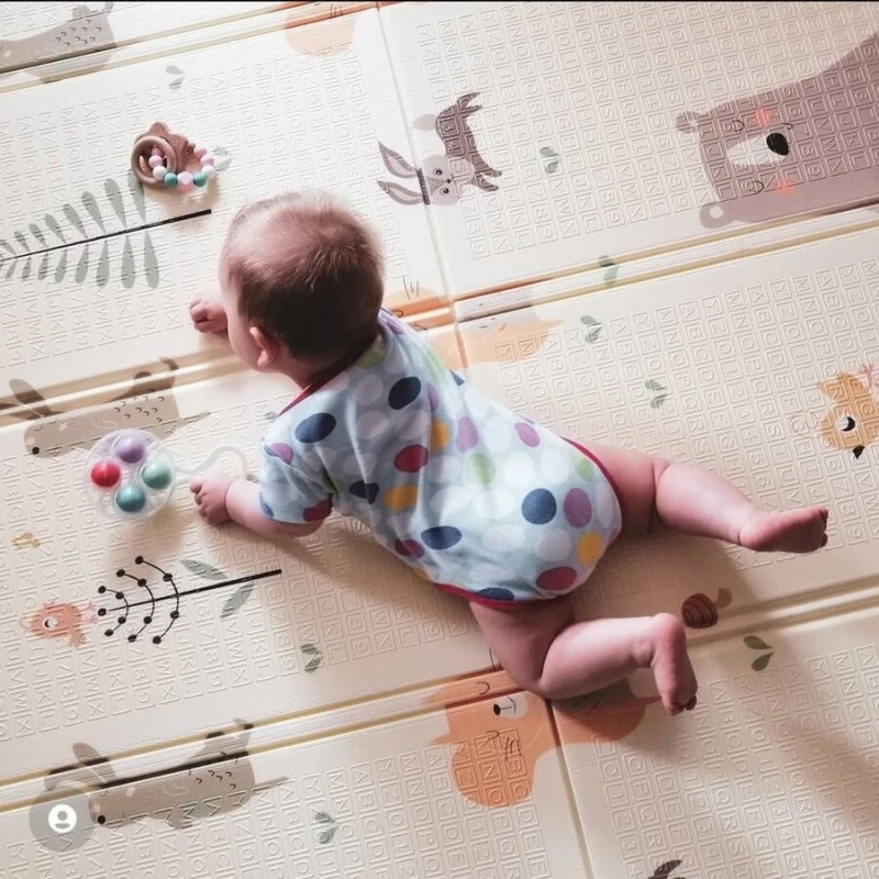 Детски килим за игра Ricokids, Горски животни, Лондон, 180 х 200 х 1