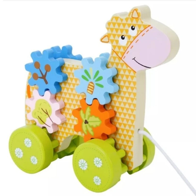 Играчка за дърпане MalPlay, Кравичка