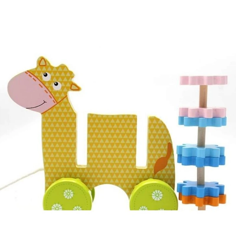 Играчка за дърпане MalPlay, Кравичка