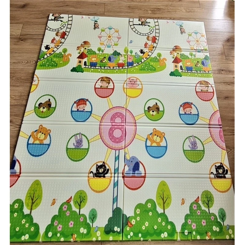 Детски килим за игра Ricokids, Весел лунапарк, 150 х 180 х 1