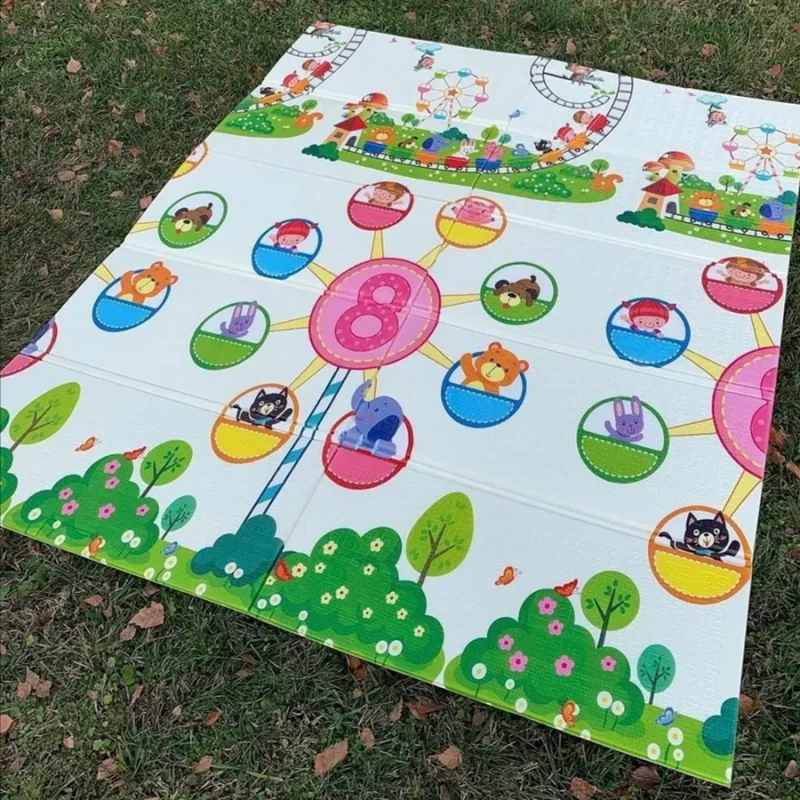 Детски килим за игра Ricokids, Весел лунапарк, 150 х 180 х 1