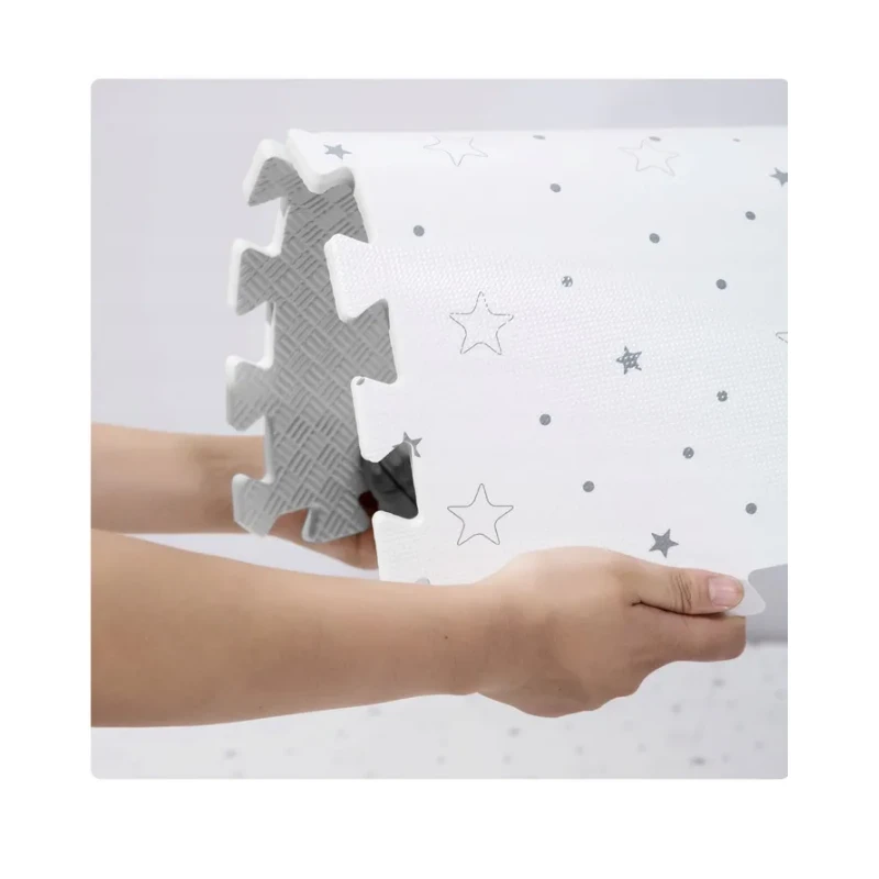 Детски килим Ricokids Пъзел, Звезди, 150 х 150 х 1 см