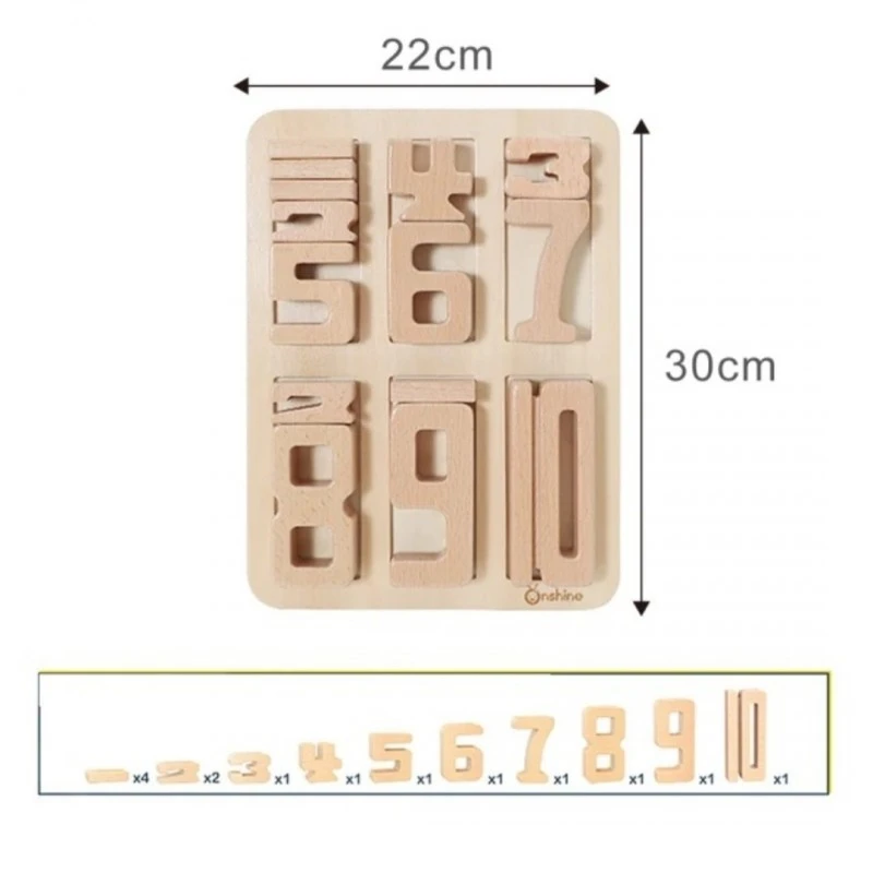 Дървени блокове Числа, Onshine