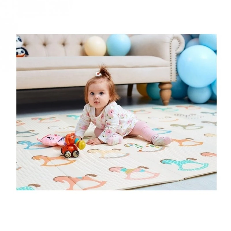 Детски килим за игра Ricokids, Конче вихрогонче, 180 х 200 х 1