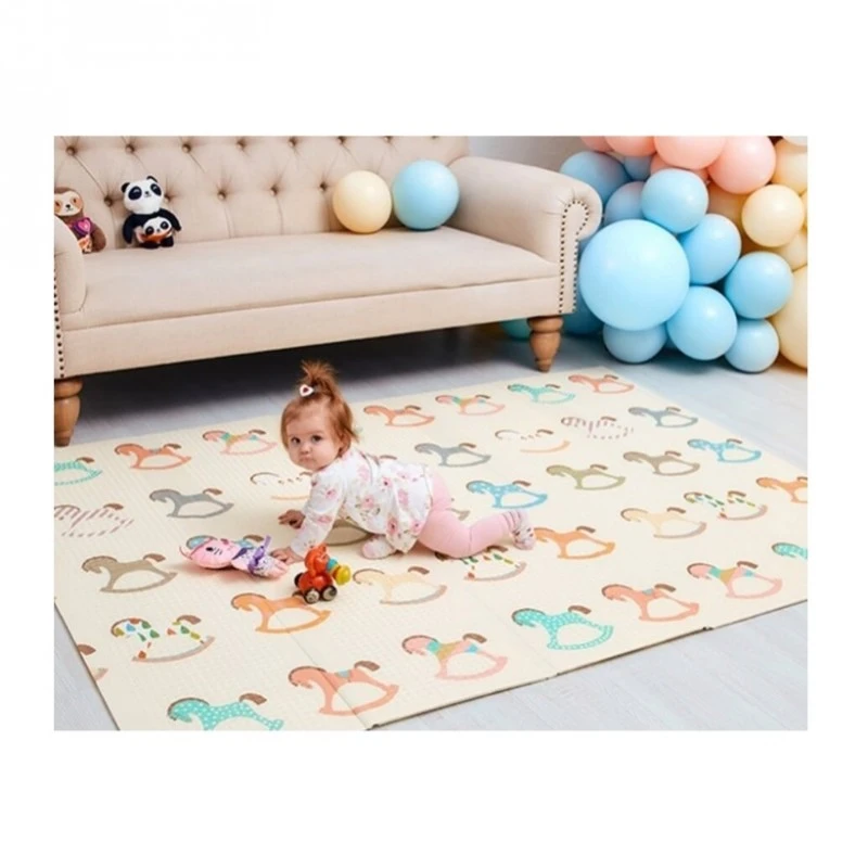 Детски килим за игра Ricokids, Конче вихрогонче, 180 х 200 х 1