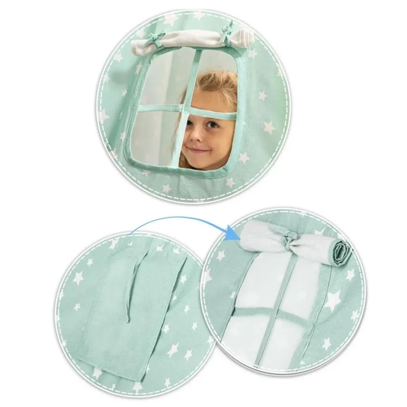 Детска палатка за игра Ricokids Модел Иглу, Цвят Мента