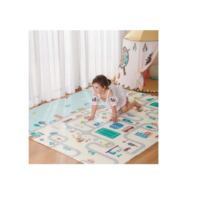 Детско килимче за игра Ricokids Път в града/ Жирафче, 180 х 200 х 1