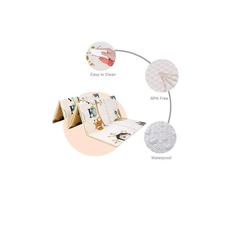 Детски килим за игра Ricokids, Сърничка, Жирафче, 150 х 200 х 1