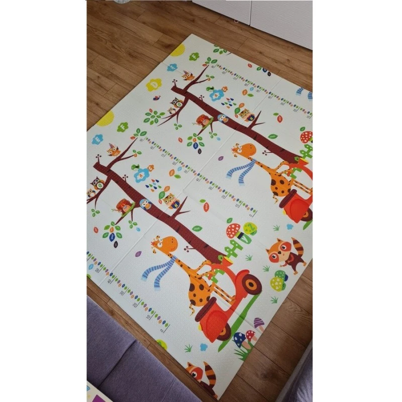 Детски килим за игра Ricokids, Сърничка, Жирафче, 150 х 200 х 1