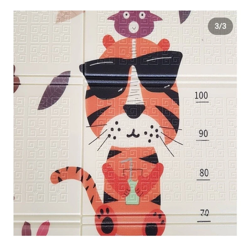 Килим за игра Ricokids Тигър с очила 180 х 150 см