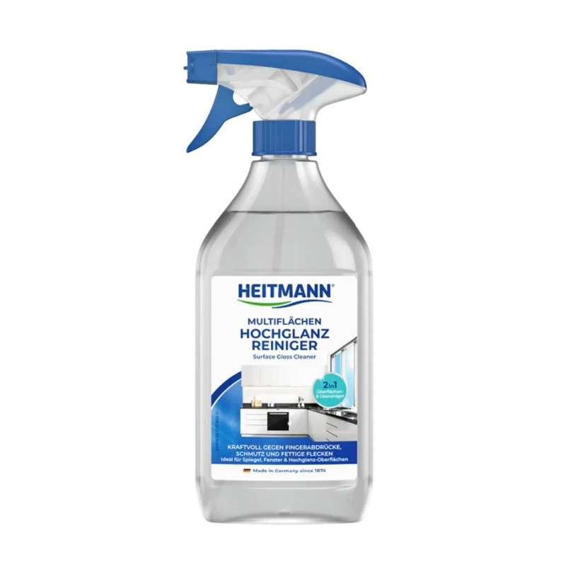 Почистващ препарат за гланцирани повърхности и стъкло Heitmann, 500 мл.