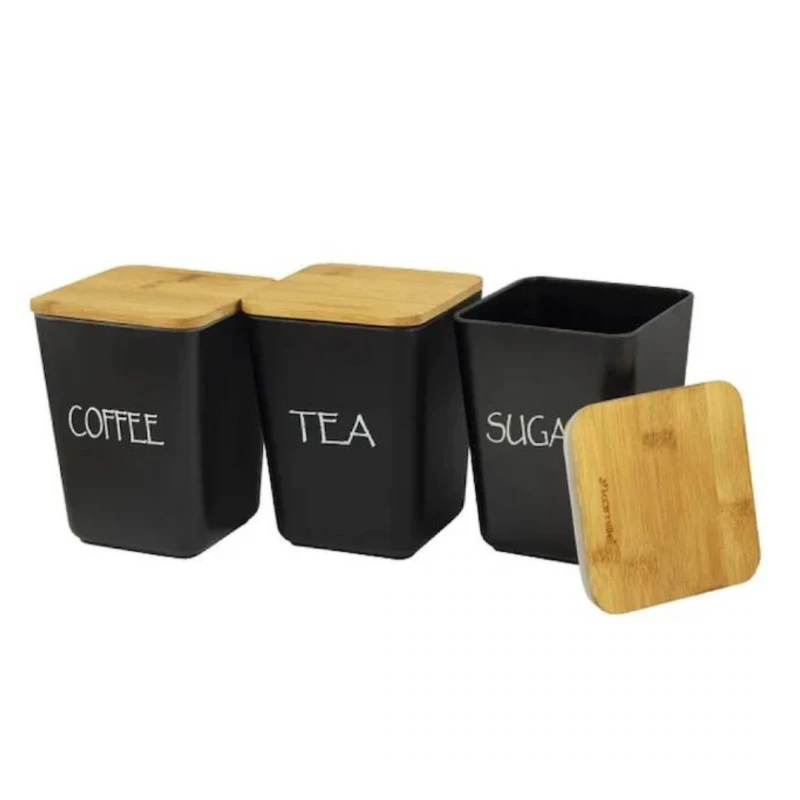 Комплект кутии за съхранение Kamille KM-1134B, Черни