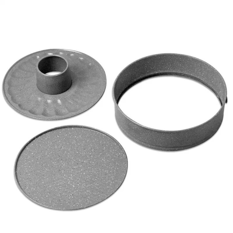 Тава за печене Kamille KM-6023, Сива, Ø26