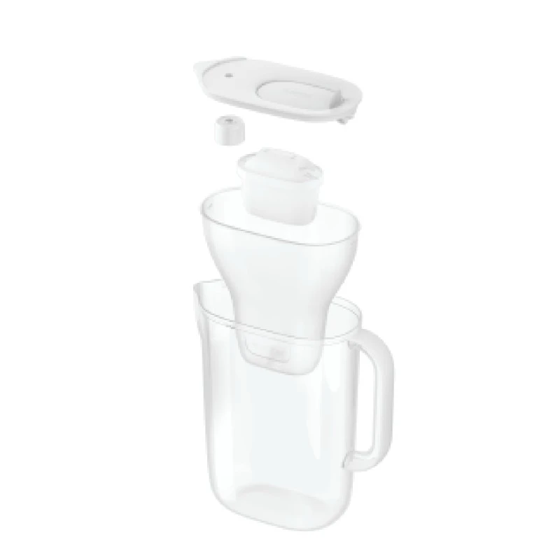 Филтрираща кана BRITA Стайл КУЛ Essential LED /БЯЛ/ 2,4 л. с филтър МакстраПРО