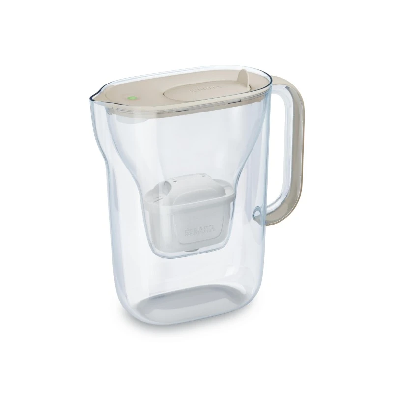 Филтрираща кана BRITA Стайл КУЛ Essential LED /ПЯСЪЧЕН/ 2,4 л. с филтър МакстраПРО