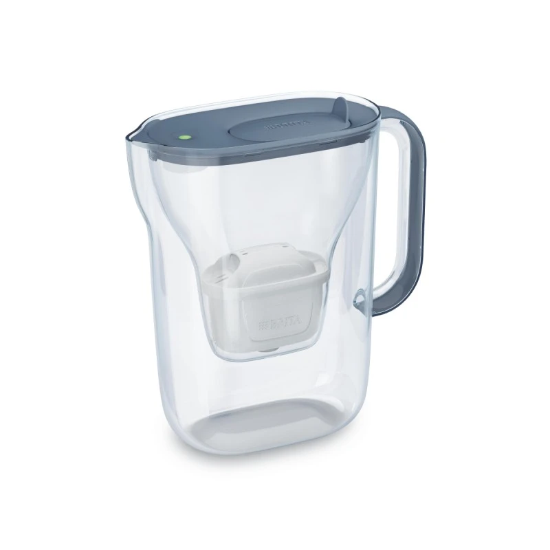 Филтрираща кана BRITA Стайл КУЛ Essential LED /КАМЕННО СИН/ 2,4 л. с филтър МакстраПРО