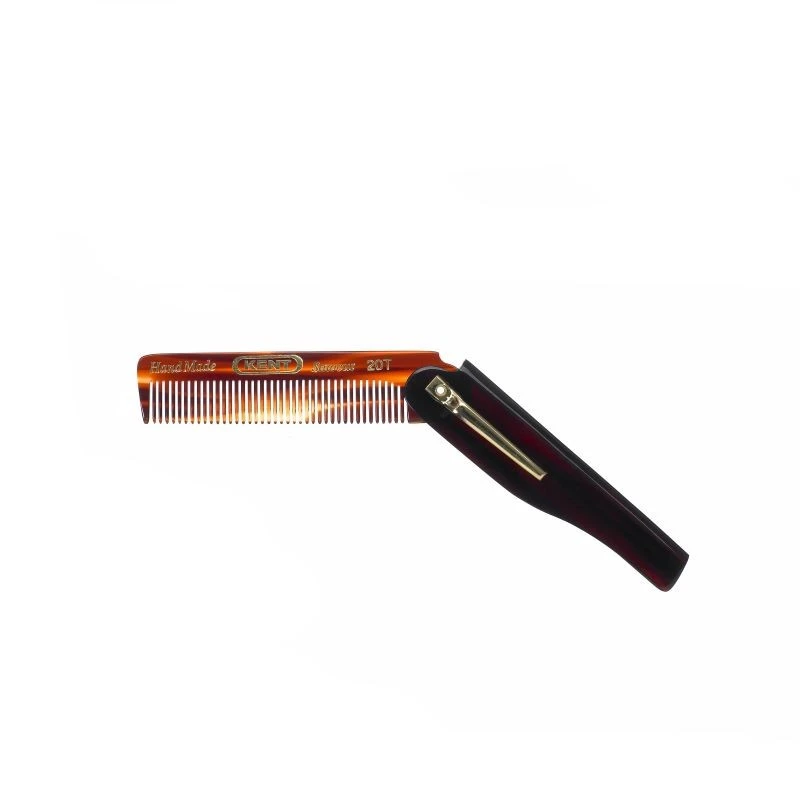 KENT BRUSHES Гребен за мъже сгъваем 85 мм 2178