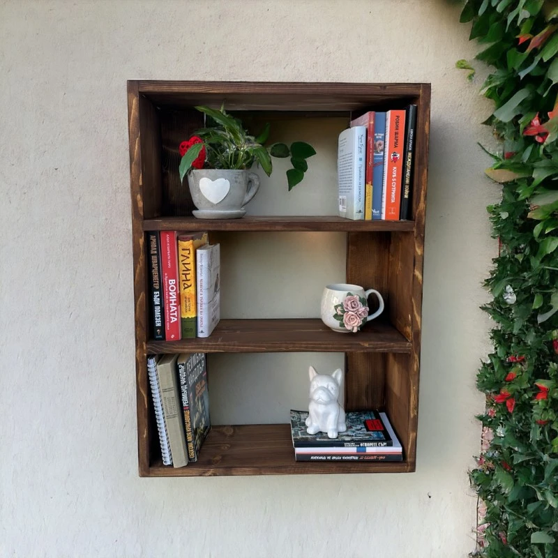 Eтажерка Зара, Рафтове, Масив 74см/54см