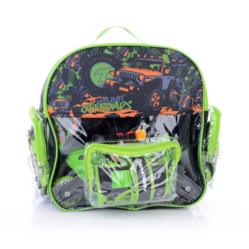 Детски регулируеми ролери Tempish Baby skate set Racer, Зелен, 30-33