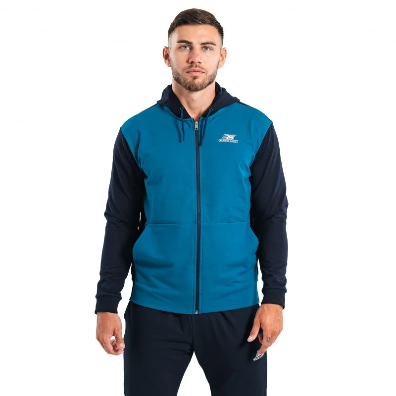 Спортен Екип Памук BS Тъмно Синьо с Петрол XXL