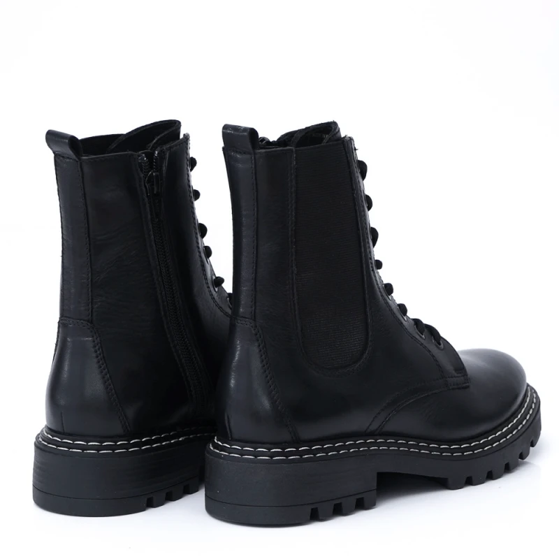 ДАМСКИ БОТИ ОТ ЕСТЕСТВЕНА КОЖА МОДЕЛ 108H43 BLACK, Черен, Размер 38