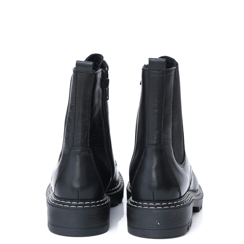 ДАМСКИ БОТИ ОТ ЕСТЕСТВЕНА КОЖА МОДЕЛ 108H43 BLACK, Черен, Размер 38