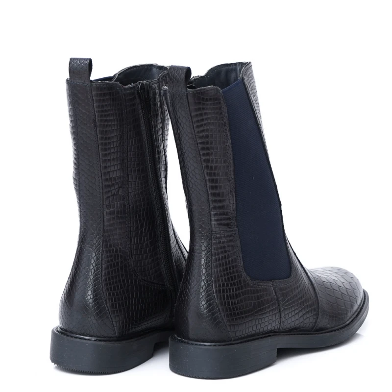 ДАМСКИ БОТИ ОТ ЕСТЕСТВЕНА КОЖА МОДЕЛ 398H06 GREY, Сив, Размер 37