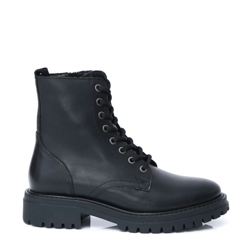 ДАМСКИ БОТИ ОТ ЕСТЕСТВЕНА КОЖА МОДЕЛ 450H01 BLACK, Черен, Размер 37