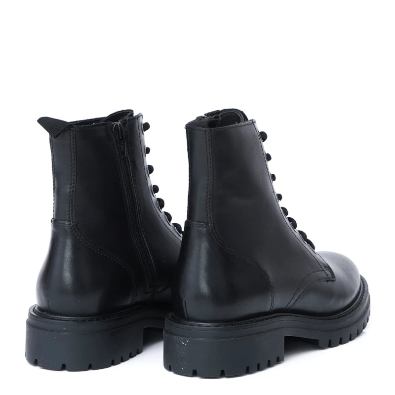 ДАМСКИ БОТИ ОТ ЕСТЕСТВЕНА КОЖА МОДЕЛ 450H01 BLACK, Черен, Размер 39