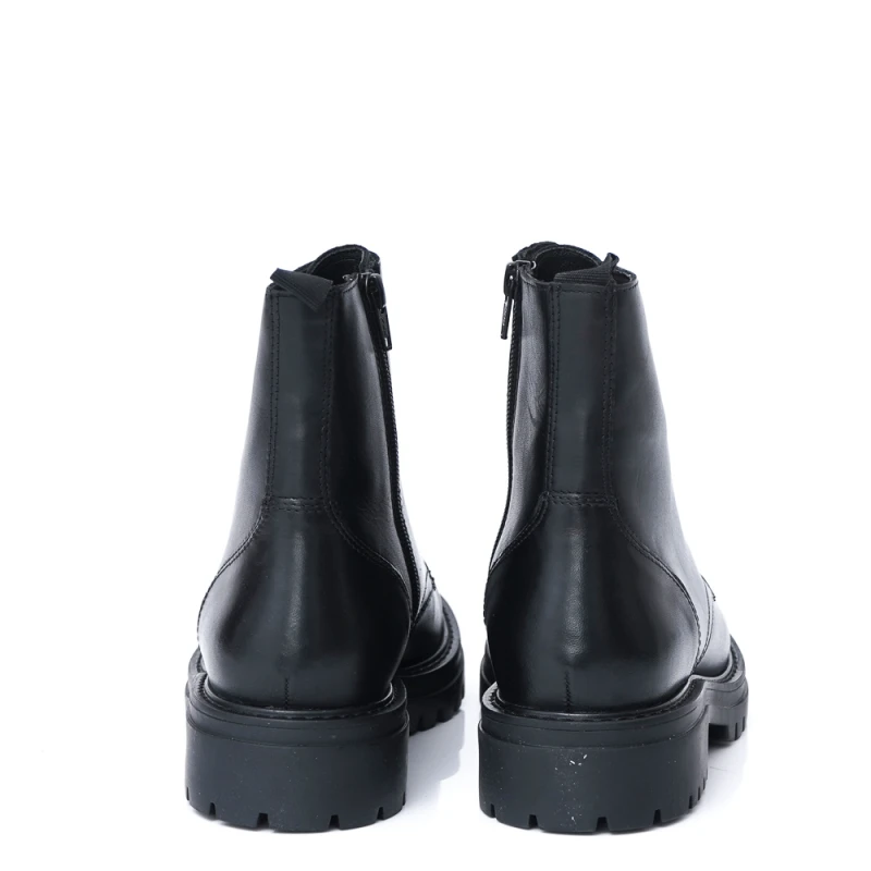 ДАМСКИ БОТИ ОТ ЕСТЕСТВЕНА КОЖА МОДЕЛ 450H01 BLACK, Черен, Размер 39