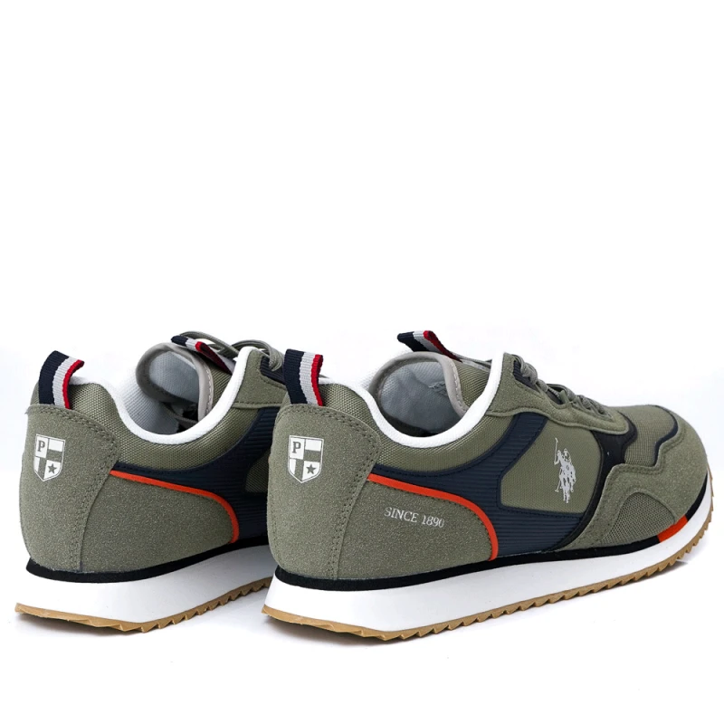 МЪЖКИ СНИКЪРСИ U.S.POLO ASSN. МОДЕЛ ETHAN 001M3TH1 VERDE, Зелен, Размер 46