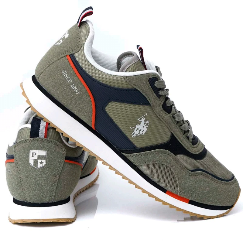 МЪЖКИ СНИКЪРСИ U.S.POLO ASSN. МОДЕЛ ETHAN 001M3TH1 VERDE, Зелен, Размер 46