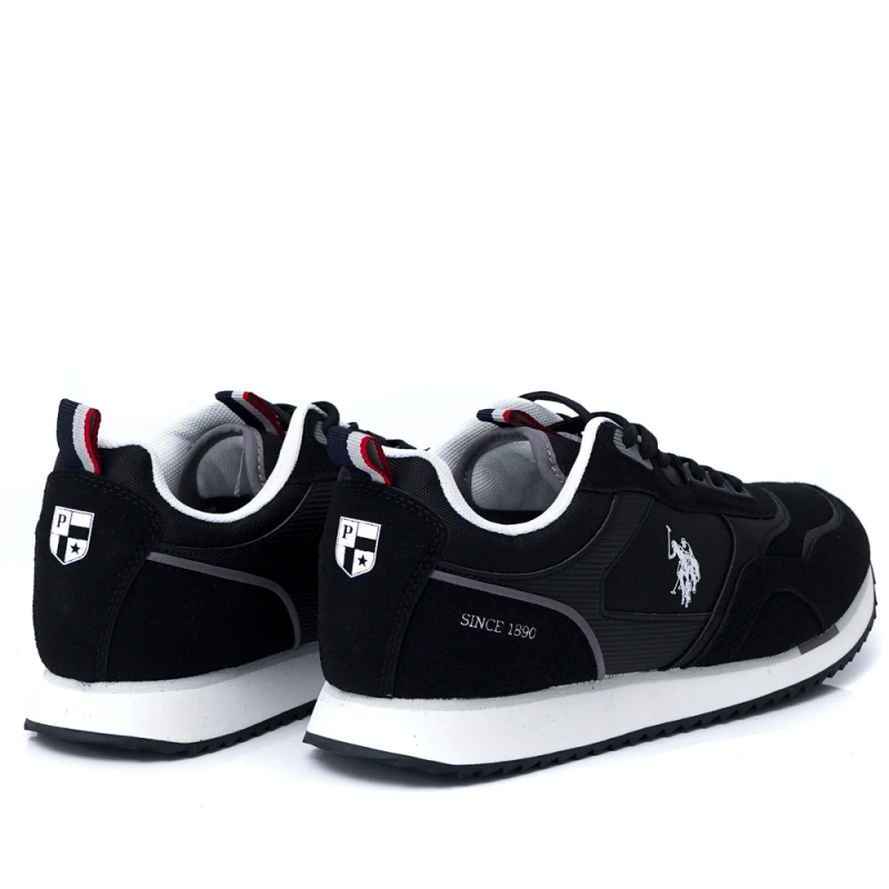 МЪЖКИ СНИКЪРСИ U.S.POLO ASSN. МОДЕЛ ETHAN 001M3TH1 NERO, Черен, Размер 43