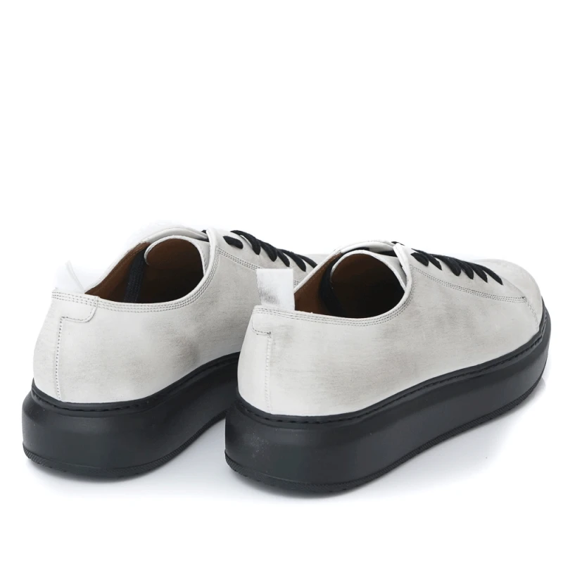 МЪЖКИ ОБУВКИ ОТ ЕСТЕСТВЕНА КОЖА МОДЕЛ HB/2 BIANCO, Бял, Размер 42